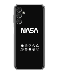 Чехол для Samsung Galaxy A24 с картинкой «NASA — технический принт»