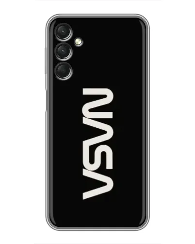 Чехол для Samsung Galaxy A24 с картинкой «NASA — вертикальный логотип» Чехол для Samsung Galaxy A24 с картинкой «NASA — вертикальный логотип»