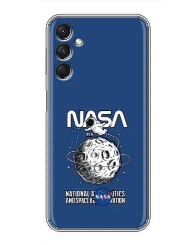 Чехол для Samsung Galaxy A24 с картинкой «NASA — лунная миссия» Чехол для Samsung Galaxy A24 с картинкой «NASA — лунная миссия»