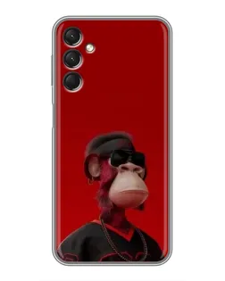 Чехол для Samsung Galaxy A24 с картинкой «Bored Ape в красном» Чехол для Samsung Galaxy A24 с картинкой «Bored Ape в красном»
