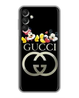 Чехол для Samsung Galaxy A24 с картинкой «Gucci — герои Disney»
