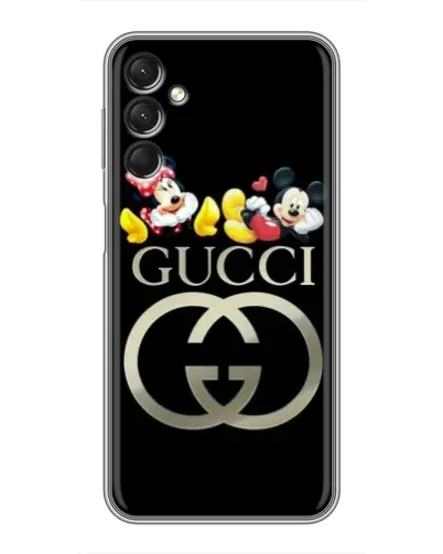 Чехол для Samsung Galaxy A24 с картинкой «Gucci — герои Disney»