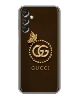 Чехол для Samsung Galaxy A24 с картинкой «Gucci — золотая бабочка»