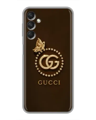 Чехол для Samsung Galaxy A24 с картинкой «Gucci — золотая бабочка»