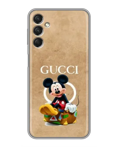 Чехол для Samsung Galaxy A24 с картинкой «Микки Маус Gucci — крафт»