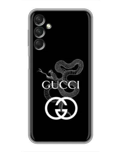 Чехол для Samsung Galaxy A24 с картинкой «Gucci — серебряная змея»
