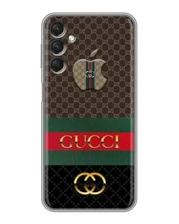 Чехол для Samsung Galaxy A24 с картинкой «Gucci — брендированный десерт»