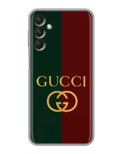 Чехол для Samsung Galaxy A24 с картинкой «Gucci — темно-зеленый градиент»