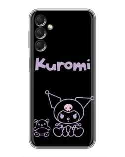 Чехол для Samsung Galaxy A24 с картинкой «Kuromi — черный минимализм» Чехол для Samsung Galaxy A24 с картинкой «Kuromi — черный минимализм»