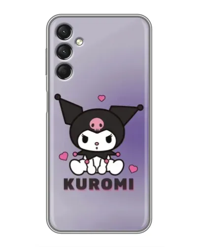 Чохол для Samsung Galaxy A24 з картинкою «Kuromi — фіолетовий арт»