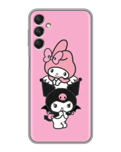 Чохол для Samsung Galaxy A24 з картинкою «Тріо My Melody та Kuromi»