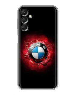 Чехол для Samsung Galaxy A24 с картинкой «Логотип BMW — вспышка»