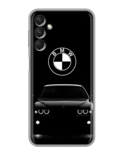 Чехол для Samsung Galaxy A24 с картинкой «BMW — взгляд из темноты»