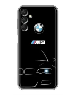 Чехол для Samsung Galaxy A24 с картинкой «Минималистичный принт BMW M3»