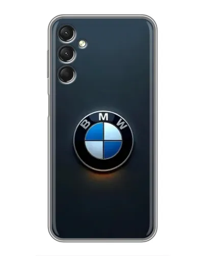 Чехол для Samsung Galaxy A24 с картинкой «Логотип BMW — минимализм»