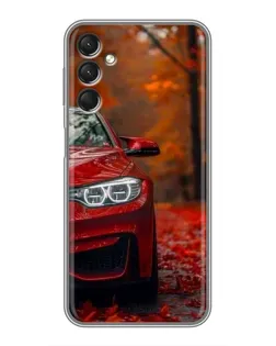 Чехол для Samsung Galaxy A24 с картинкой «Осенняя BMW M4»