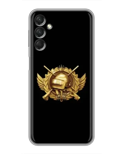 Чехол для Samsung Galaxy A24 с картинкой «PUBG — оранжевый градиент»