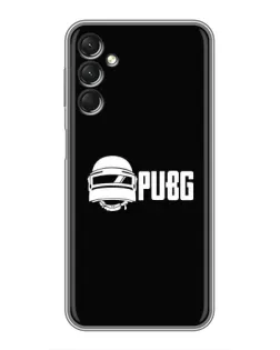 Чехол для Samsung Galaxy A24 с картинкой «PUBG — классический лого»