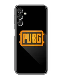 Чехол для Samsung Galaxy A24 с картинкой «PUBG — рамка лого»