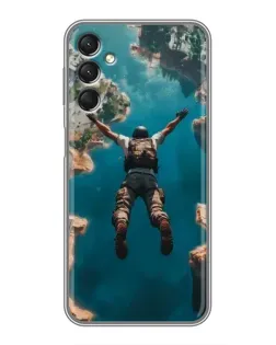 Чехол для Samsung Galaxy A24 с картинкой «PUBG — свободное падение»