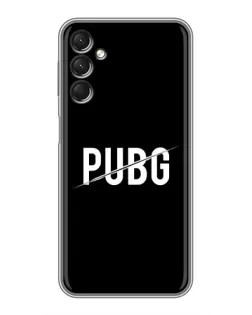 Чехол для Samsung Galaxy A24 с картинкой «PUBG — белый логотип»