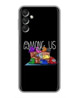 Чехол для Samsung Galaxy A24 с картинкой «Логотип Among Us» Чехол для Samsung Galaxy A24 с картинкой «Логотип Among Us»