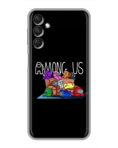Чехол для Samsung Galaxy A24 с картинкой «Логотип Among Us» Чехол для Samsung Galaxy A24 с картинкой «Логотип Among Us»