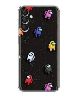 Чехол для Samsung Galaxy A24 с картинкой «Космический паттерн Among Us» Чехол для Samsung Galaxy A24 с картинкой «Космический паттерн Among Us»