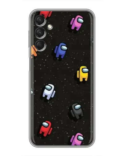 Чехол для Samsung Galaxy A24 с картинкой «Космический паттерн Among Us» Чехол для Samsung Galaxy A24 с картинкой «Космический паттерн Among Us»