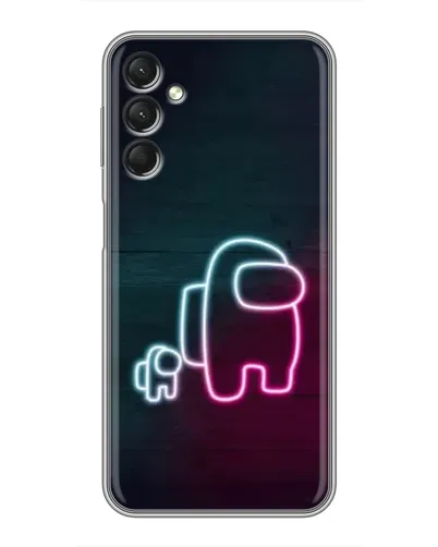 Чехол для Samsung Galaxy A24 с картинкой «Among Us неон-арт» Чехол для Samsung Galaxy A24 с картинкой «Among Us неон-арт»