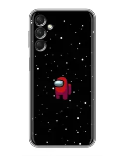 Чехол для Samsung Galaxy A24 с картинкой «Красный Among Us»