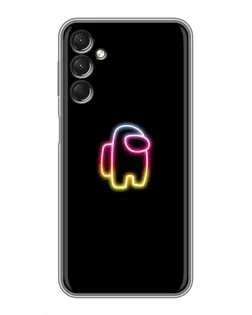 Чехол для Samsung Galaxy A24 с картинкой «Among Us градиент»