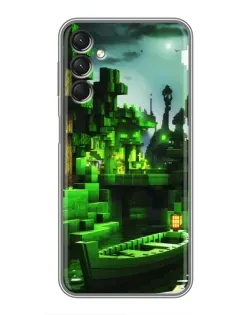 Чехол для Samsung Galaxy A24 с картинкой «Minecraft лесной пейзаж» Чехол для Samsung Galaxy A24 с картинкой «Minecraft лесной пейзаж»