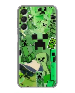 Чехол для Samsung Galaxy A24 с картинкой «Криперы Minecraft» Чехол для Samsung Galaxy A24 с картинкой «Криперы Minecraft»