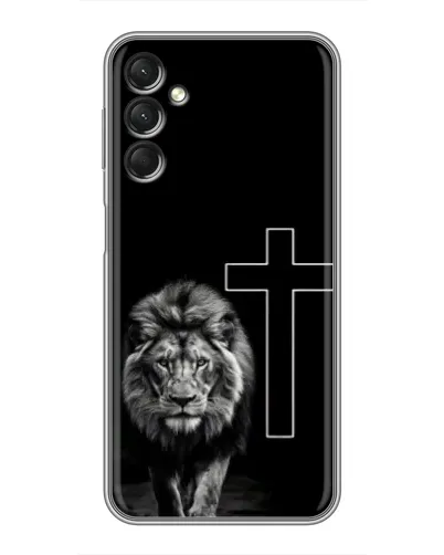 Чехол для Samsung Galaxy A24 с картинкой «Лев и Крест» Чехол для Samsung Galaxy A24 с картинкой «Лев и Крест»