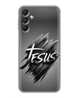 Чехол для Samsung Galaxy A24 с картинкой «Надпись Jesus Graffiti»