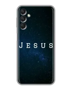 Чехол для Samsung Galaxy A24 с картинкой «Звездное небо Jesus»