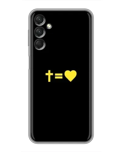 Чехол для Samsung Galaxy A24 с картинкой «Сердце и Крест» Чехол для Samsung Galaxy A24 с картинкой «Сердце и Крест»