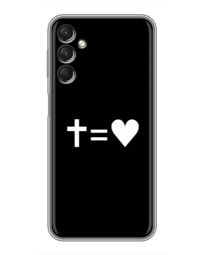 Чехол для Samsung Galaxy A24 с картинкой «Крест и Сердце» Чехол для Samsung Galaxy A24 с картинкой «Крест и Сердце»