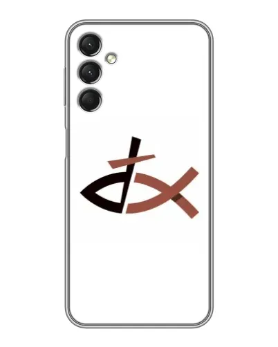 Чехол для Samsung Galaxy A24 с картинкой «Рыба и крест» Чехол для Samsung Galaxy A24 с картинкой «Рыба и крест»