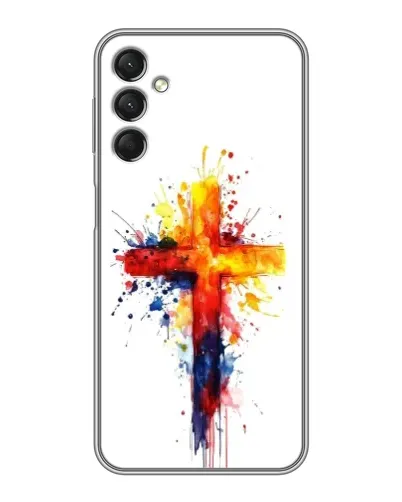 Чехол для Samsung Galaxy A24 с картинкой «Акварельный крест» Чехол для Samsung Galaxy A24 с картинкой «Акварельный крест»