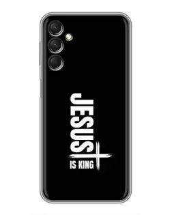 Чехол для Samsung Galaxy A24 с картинкой «Вертикаль веры Jesus»