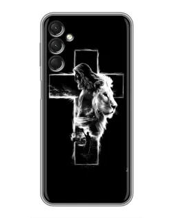 Чехол для Samsung Galaxy A24 с картинкой «Сияющий крест Jesus»
