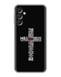 Чехол для Samsung Galaxy A24 с картинкой «Текстовый крест»