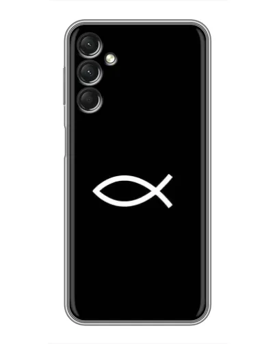 Чехол для Samsung Galaxy A24 с картинкой «Символ рыбы Jesus» Чехол для Samsung Galaxy A24 с картинкой «Символ рыбы Jesus»