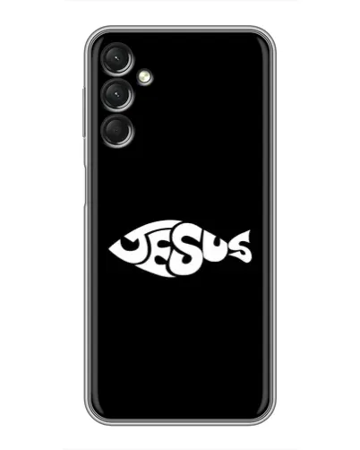 Чехол для Samsung Galaxy A24 с картинкой «Рыба Jesus» Чехол для Samsung Galaxy A24 с картинкой «Рыба Jesus»