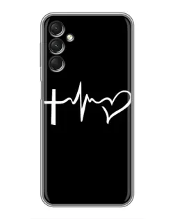 Чехол для Samsung Galaxy A24 с картинкой «Пульс веры»