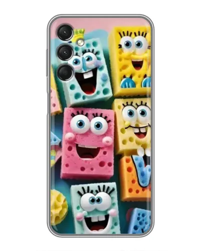 Чехол для Samsung Galaxy A24 с картинкой «Цветные губки» Чехол для Samsung Galaxy A24 с картинкой «Цветные губки»