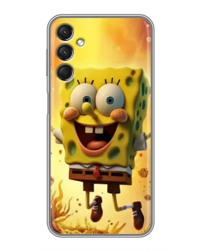 Чехол для Samsung Galaxy A24 с картинкой «Губка Боб прыгает» Чехол для Samsung Galaxy A24 с картинкой «Губка Боб прыгает»