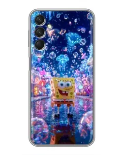 Чехол для Samsung Galaxy A24 с картинкой «Неоновый океан»